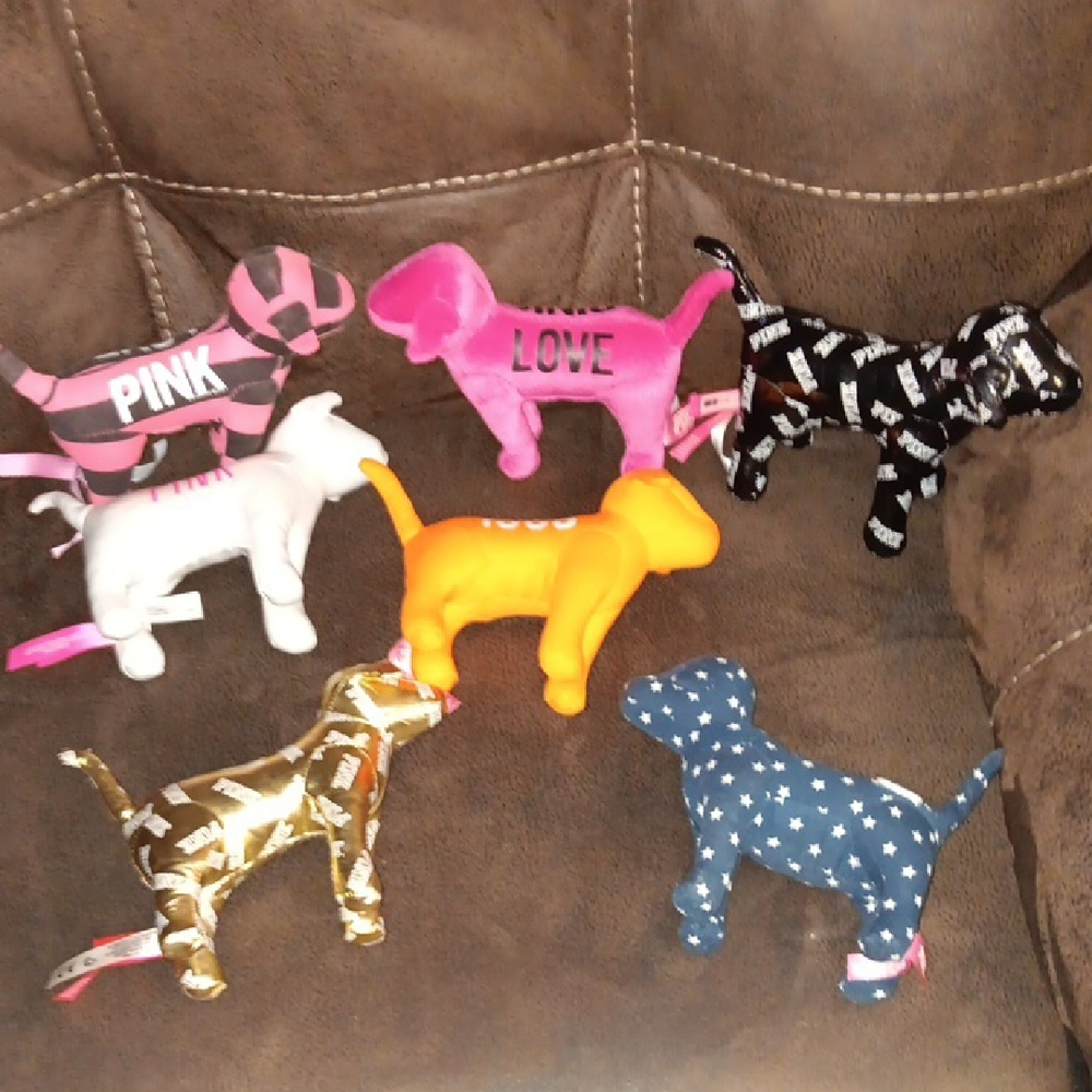 Victoria's Secret PINK Dog Plush Set